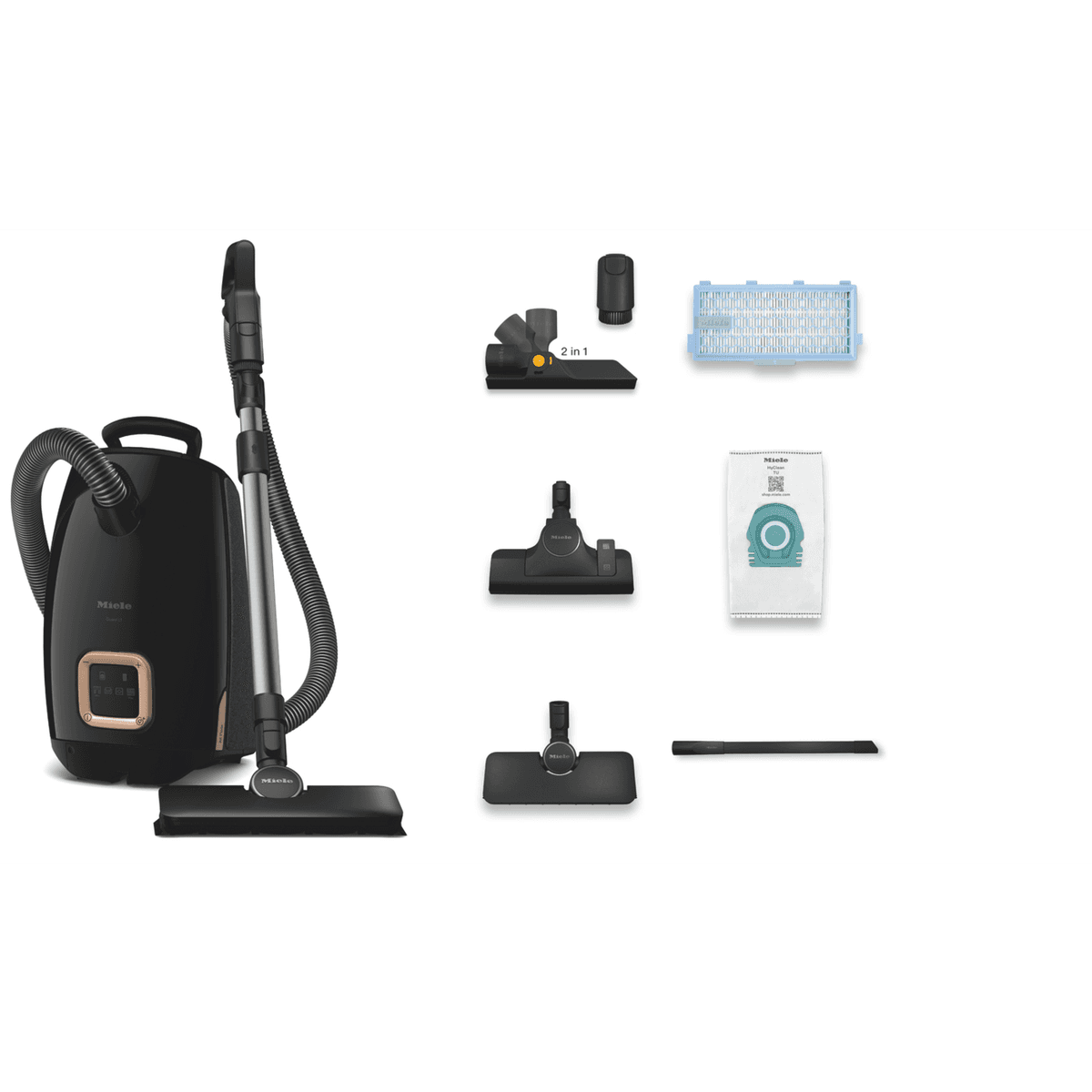 MIELE Guard L1 AllFloor Flex - Stofzuiger met zak - Zwart — afbeelding 1