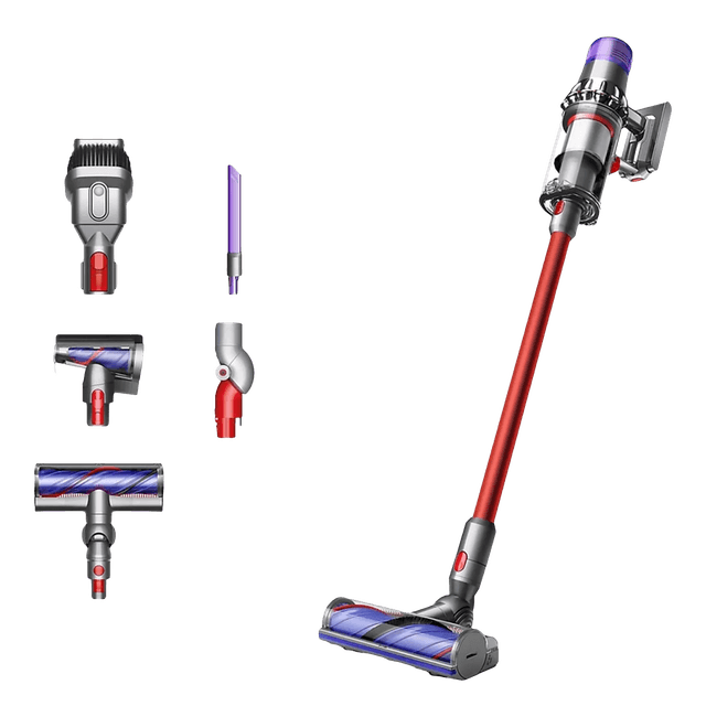 DYSON V15 Origin - Steelstofzuiger - Accuduur 60 min - Nikkel/Rood