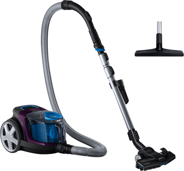 PHILIPS PowerPro Compact 3000 Series FC9333/09 Paars - Stofzuiger - Met Zakloze technologie - Max zuigvermogen 750 W - Paars
