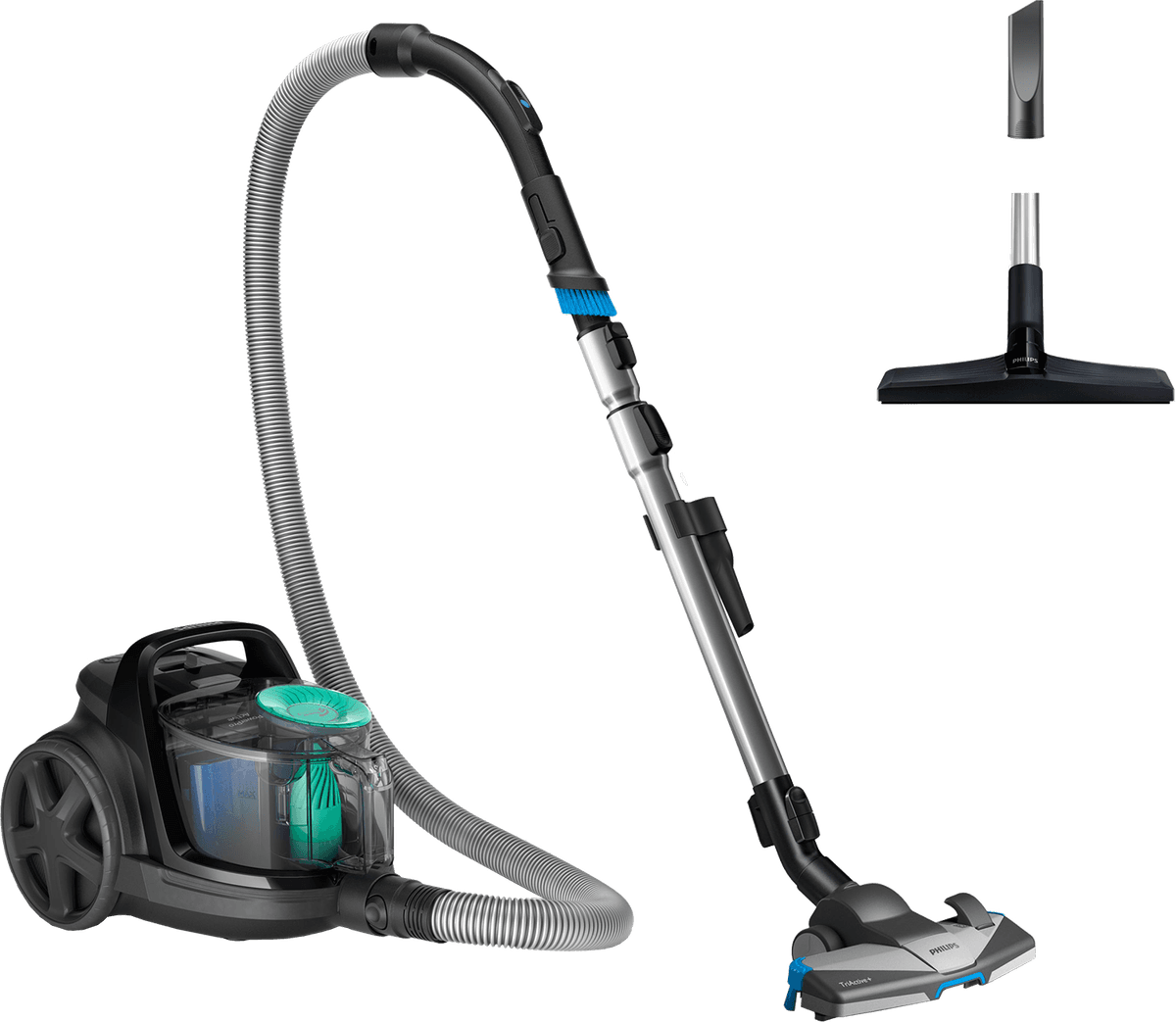 PHILIPS PowerPro Active 5000 Series FC9550/09 - Stofzuiger - Met Zakloze technologie - Max zuigvermogen 900 W - Zwart — afbeelding 1