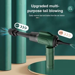 Elektrische Bladblazer - Stofverwijderaar - Apparaten Reinigen - 3-in-1 Functie - 18 cm - Groen — thumbnail 4