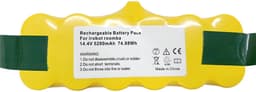PowerExtra 14.4V 4000 mAh Batterij Geschikt voor iRobot Roomba 500, 600, 700 & 900 Series - Vervangende Accu 14.4V 4000 mAh met 4 Borstels Geschikt voor Automatische Roomba Stofzuigers — thumbnail 4