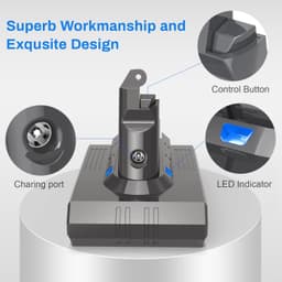 Stofzuigeraccu - 21,6 V - 4000 mAh - voor Dyson V6 — thumbnail 5