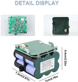 Stofzuigeraccu - 21,6 V - 4000 mAh - Li-ion — thumbnail 4
