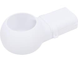 Boorstofvanger - Vuilopvangbak - Precisieboren - Snel afneembaar - 12 x 6 cm - Grijs