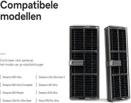 PolkaHome HEPA Filters Compatibel met Dreame X40 Ultra, L40 Ultra, X30 Ultra, L10s Ultra Gen 2 & Mova P50 Pro Ultra – 6 Stuks – Afspoelbaar en Herbruikbaar — thumbnail 2