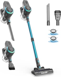 Draadloze Steelstofzuiger - Lichtgewicht Reiniger - Dagelijkse Schoonmaak - 6-in-1 Functionaliteit - Tot 40 Minuten - Waterval — thumbnail 1