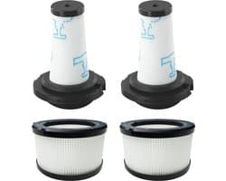 Filter voor Rowenta vervangingsfilter ZR009010 / ZR009012 [Set 2] X-Force Flex 7.60/9.60/X-Nano Essential