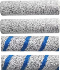 4 stuks Rolmop voor Ecovacs Deebot X8/X9/X11/T80 stofzuiger vervanging voor Yeedi S14 Plus stofzuiger - Wasbaar — thumbnail 1