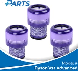 Dyson V11 Advanced Filters (3 Stuks, Plus.Parts® alternatief voor 970013-02) — thumbnail 1
