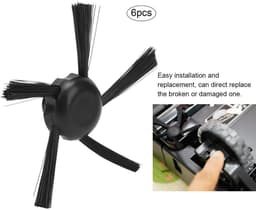 Atyhao 6x Vervangende Zijborstels voor Neato Botvac D Series D7 D5 D3 D80 Robotstofzuiger — thumbnail 4