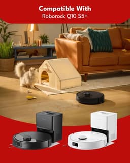 22-delige accessoirekit voor de Roborock Q10 S5/Q10 S5+ robotstofzuiger - inclusief 2 hoofdborstels, 4 dweilpads, 6 zijborstels, 4 HEPA-filters, 6 stofzakken — thumbnail 4