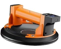Elektrische Zuignap - Vacuümzuiger Hefgereedschap - Materiaal Verplaatsen - Automatische Adsorptie - 20 cm - Zwart Oranje
