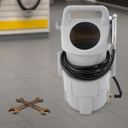 Mobiele Zandstraler - Verrijdbare Zandstraalpistool - Metaal Reinigen - Grote Capaciteit - 15 kg - Grijs — thumbnail 5