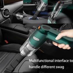 Draagbare Stofzuiger - Auto Kruimeldief - Auto Interieur Reinigen - Krachtige Zuigkracht - 500 Gram - Zwart — thumbnail 3