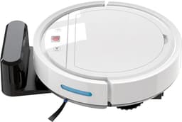 Smart Robot stofzuiger (wit) met borstels en dweil functie in gratis Tuya en Smartlife app. — thumbnail 4