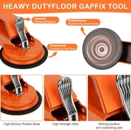 Zuigheffer Glaszuiger - Vacuümlifter Tegel Lifter - Glas Platen Vervoeren - Duurzaam Robuuste Constructie - 1750 gram - Oranje — thumbnail 2