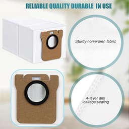 10 stuks stofzuigerzakken - Voor Dreame S10/S10 Plus , X20 /X20 pro , X10+ /X10 Pro , L10s Ultra , L10 Ultra , L20 Ultra , L20 Pro - Vervanging van de filterzak van de stofzuiger — thumbnail 2