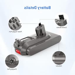 Krachtige 25.2V 3900mAh Snap-in Accu voor Dyson V11 en V15, V11 Torque Drive, V11 Absolute, V11 Fluffy Extra, V15 Accu, V11 Batterij, V15 Snap-in Batterij — thumbnail 5