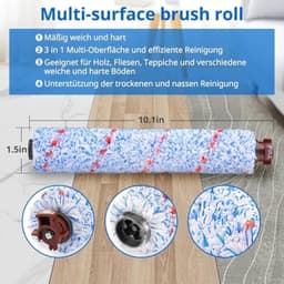 PromoHome Vervangende Accessoireset voor Bissell CrossWave C3 Pro 3555N – 3 Borstels + 2 Filters + Reinigingsborstel — thumbnail 2