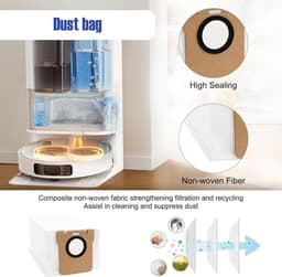Allecto Plus - Accessoireset voor Robotstofzuigers | Borstel, doekjes, stofzakken, filters en zijborstels — thumbnail 5