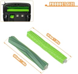 Set van 4 Vervangende Rubber Borstels voor Stofzuiger — thumbnail 5