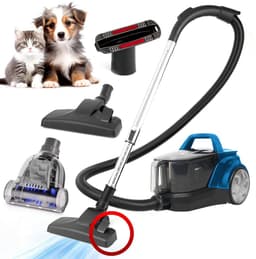 AG3200 Stofzuiger Zonder Zak – 900W Krachtige Vacuum Cleaner – Geschikt voor Dierenharen – Turboborstel voor Katten & Honden – Sterke Zuigkracht – Zakloos – 3L – HEPA-filter – Aurora Blue — thumbnail 1