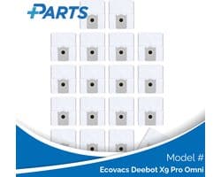 Ecovacs Deebot X9 Pro Omni Stofzakken (18 Stuks, Plus.Parts® alternatief voor DDB030041)