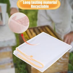 Honingfilterzak - 4 Stuks Fijnmazige Nylon Zeefzak 57,5 x 46 cm met Trekkoord - Herbruikbaar voor Bijenteelt en Notenmelk — thumbnail 4