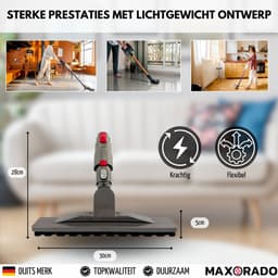 Maxorado Parketmondstuk geschikt voor Dyson V7, V8, V10, V11, V15, GEN5 - harde vloerzuigmond - parketborstel — thumbnail 3