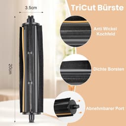 Dailygoods- Hoofdborstel Verstrikkingsvrij - Stofzuiger Borstel voor Dreame L10s Ultra Gen 2/3 - Mova E30/P50/E40 Ultra - TriCut Borstel - Accessoires - Gemakkelijk te Installeren - Stofzuigerborstel — thumbnail 3