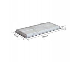 AreoSe - HEPA-filter voor Roborock S7, S7 Plus, S7 Max S8 S8 Plus - 4 stuks