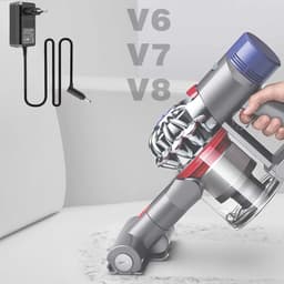 Oplader voor Dyson-stofzuiger V6 V7 V8 DC58 DC59 DC61 DC62 SV03 SV04 SV05 SV06 – Vervangende AC-adapter/voeding (EU-stekker), 26,1 V 780 mA — thumbnail 3
