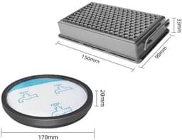 Twee vervangingsfilters (vervangbaar door ZR780000)geschikt voor Rowenta zelfrijdende stofzuigers RO4811EA, RO4823EA, RO4825EA, RO4826EA, RO4853EA, RO4855EA, RO4859EA, RO4871EA en Compact Power XXL. — thumbnail 2