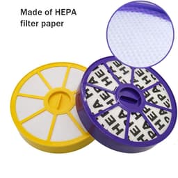 Voor- en achter-HEPA filterkit - Geschikt voor Dyson DC05 DC08 DC15 DC19 DC20 DC21 Stofzuigers, Vervanging voor boven/onder motorfilters — thumbnail 2
