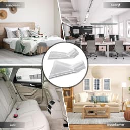2 stuks - Mondstuk - Stofzuigermondstuk - Reinigingsmondstuk - Geschikt voor het reinigen van auto-onderdelen, tapijten, trappen, stoelen, vloermatten — thumbnail 5