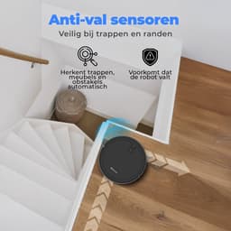 Denver Robotstofzuiger met Laadstation - Smartphone TUYA App - Gyroscope Navigatie - Geschikt voor Huisdierharen - RVC125 — thumbnail 3