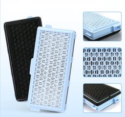 Actieve HEPA Filter - Vervangbare Stofzuigerfilter - Geschikt voor Miele Compact C1/Complete C2/C3 - Stofzuiger Onderdelen - Hepa & Koolstof Filter - Geschikt voor Miele — thumbnail 3