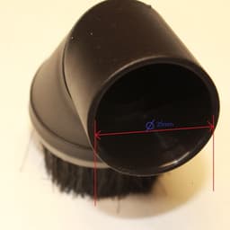 Stofborstel - Stofborstel geschikt voor Miele stofzuigers - 1 stuk - 35 mm diameter - Zwart — thumbnail 2