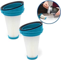 4-pack HEPA-filters geschikt voor Black Decker SVF11 SVA320 SVA420 SVA520 stofzuigers (vervangingsfilter) — thumbnail 2