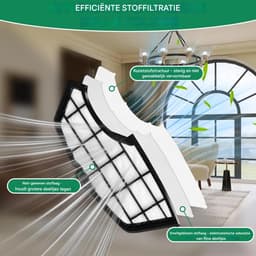 GELLDG Stofzuigeraccessoireset - 14-delige - Huishoudelijke apparaten - 12 Stofzakken + 2 Filters - Reuk- en slijtvast - Geschikt voor Vorwerk Kobold VK140 VK150 FP140 FP150 - Hoogrendement Microvezel Filterzakken — thumbnail 4