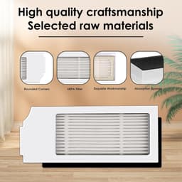 3 stuks vervangende HEPA-filters - Voor ECOVACS DEEBOT N20 Plus/ N20 Pro Plus/ X1 Omni/ T10/ T10 Plus/ T10 Turbo/ T10 Omni/Yeedi C12 Plus/ C12 Pro Plus, - filterset — thumbnail 4