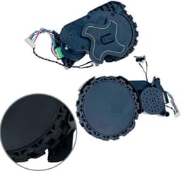 Robot Stofzuiger Wielen - Reserveonderdelen Set - Stille Navigatie - Nauwkeurige Pasvorm - 2 Stuks - Zwart — thumbnail 1