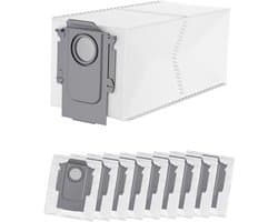 10 stuks stofzakken - voor Roborock Q Revo/Qrevo Pro/QrevoMaxV/Qrevo Curv/s8 MaxVUltra/S8Max Ultra/Qrevo Edge/Qrevo S/Qrevo Plus/QreVo Master/Qrevo Slim - reservezakken - accessoireset