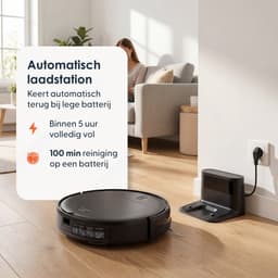 Skoov EcoPulse Robotstofzuiger met Dweilfunctie & Laadstation - Dweilrobot - Huisdieren - Dweil - Hepa - Automatische stofzuiger - Vacuum - Robot - In 1 — thumbnail 5