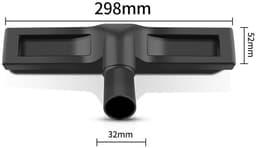 Dailygoods- Stofzuigerborstel 32mm - Harde Vloer Borstel - Paardenhaar Borstelharen - Stofzuigeraccessoires - 360 Graden Draaibaar - PP Kunststof - Stofzuigeraccessoire — thumbnail 3