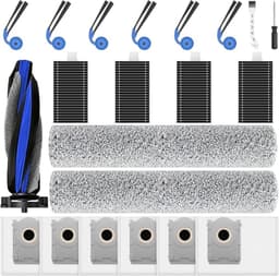 21-delige accessoireset voor Ecovacs Deebot T90 Omni / T90 Pro Omni / T90 Max Pro / X12 Pro Omni – hoofdboorstel, dweilen, filters, stofzakken en zijborstels — thumbnail 1