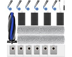 21-delige accessoireset voor Ecovacs Deebot T90 Omni / T90 Pro Omni / T90 Max Pro / X12 Pro Omni – hoofdboorstel, dweilen, filters, stofzakken en zijborstels
