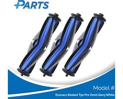 Ecovacs Deebot T50 Pro Omni Gen3 White Borstels (3 Stuks, Plus.Parts® alternatief voor DMB010027)