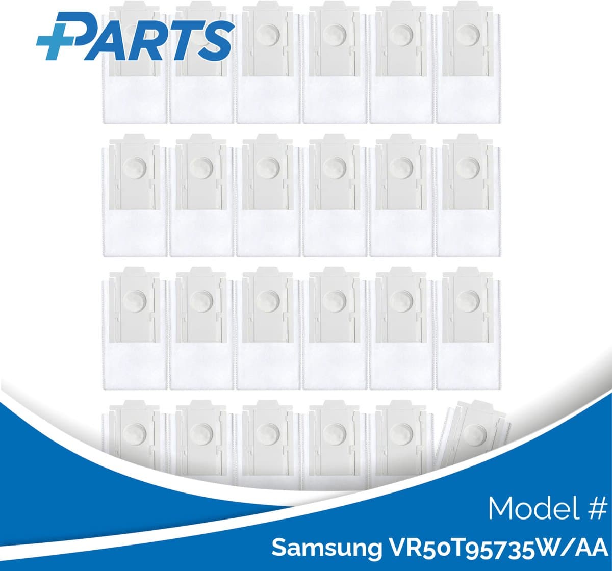 Samsung VR50T95735W/AA Stofzakken (24 Stuks, Plus.Parts® alternatief voor VCA-RDB95) — afbeelding 1